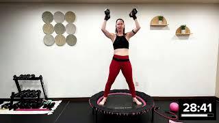 Rebounding Ramp-Up Cardio & Resistance Band Strength Workout for Fast Results #ReboundingWorkout