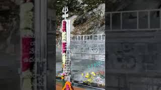 Amarnath temple  Closer look at Amarnatha Swamy Shiva Lingam  Amarnath temple Jammu and Kashmir