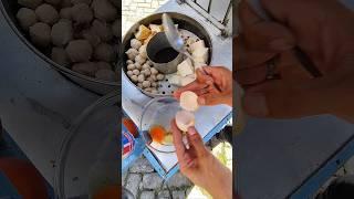 Raw Egg Meatballs - Street Food #shorts #viral #trending