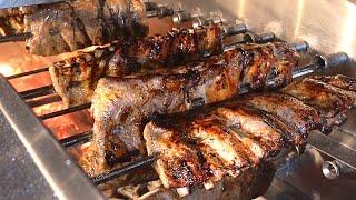 15 type BBQ Unlimited Refills? Traditional Brazilian BBQ Buffet  Churrasco - Korean street food