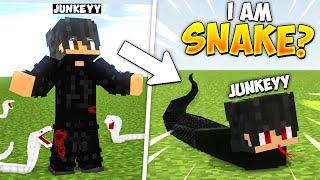 Minecraft But You Turn into a SNAKE