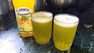 Instant Pineapple Mocktail with Malas Pineapple crush