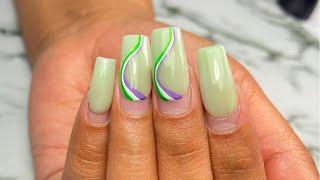 HOW TO Refill a 6 week old set  UPDATED VERSION Acrylic Nails Tutorial