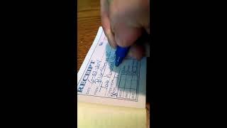 How To Fill Out Receipts For Customers by Hand