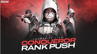 SEASON 17 RANK PUSH  CONQUEROR BOLTEE   PUBG MOBILE LIVE  DONATIONS ON SCREEN