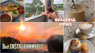 New VIRAL cafe   Amazing Sunsets and view   DAPHNE