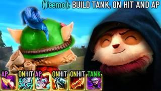 STRONGEST TEEMO BUILD EVER TANK + AD + AP + ON-HIT