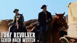 Fünf Revolver gehen nach Westen  Cowboy Film  Wilder Westen  Deutsch  Western Movie