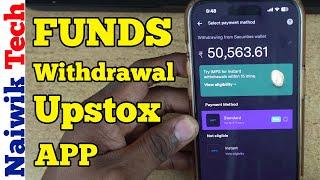 How to withdraw funds from Upstox app