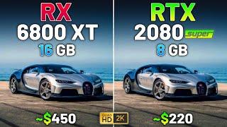 RX 6800 XT vs RTX 2080 SUPER - Test in 20 Games in 2024