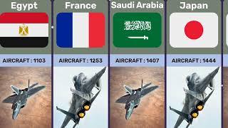 20 Countries By Number Of Aircraft  Comparison Video