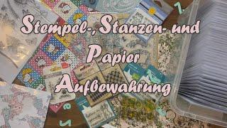 Stempel- Stanzen- und Blöcke- Aufbewahrung AnleitungTutorial