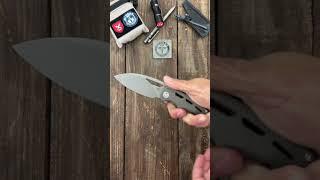 Massive Titanium Frame Lock Knife #youtubeshorts #shorts #knife