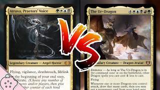 Who is Better?  Atraxa VS The Ur-Dragon  Powerful Commanders  MTG