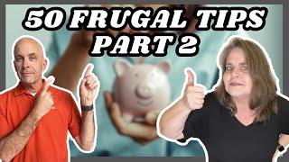 50 FRUGAL LIVING TIPS for 2024 PART 2  #personalfinance #frugalhacks