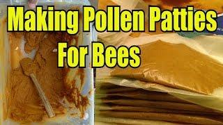 Making Pollen Patties For Bees