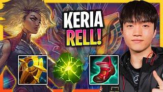 KERIA IS INSANE WITH RELL SUPPORT  T1 Keria Plays Rell Support vs Nautilus  Season 2024