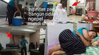 cerita tkw malaysia rutinitas pagi bangun tidur ngepel