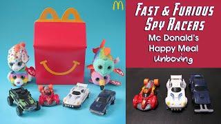 2020 Fast & Furious Spy Racers Mcdonalds Happy Meal Unboxing