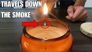 How To Relight A Candle Through Its Smoke Trail