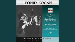 Sonata for Violin & Guitar in F Major II. Adagio