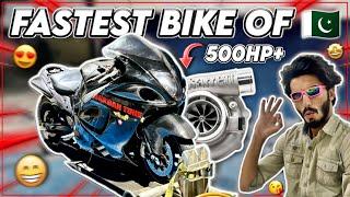 Fastest Bike of Pakistan  Turbo Busa 500HP+  TEAM-4K