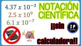 Operaciones con notación científica sin calculadora video 2