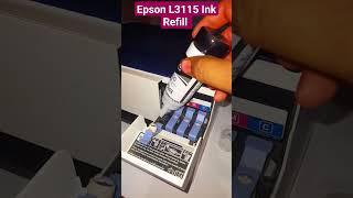 Epson L3115 Ink Refill #epsonecotank #epson #trending