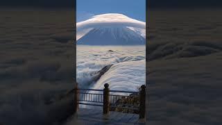 keindahan alam  Gunung fuji - Jepang #shorts