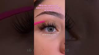 Applying a fresh set for this week httpscrislash.com #crislash #lashes #diylashes #foryou #fyp