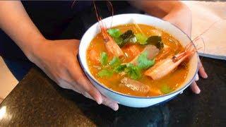 Tom Yum Goong Recipe ต้มยำกุ้ง - Hot Thai Kitchen