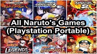 ALL NARUTO GAMES for PSP  Plastation Portable 2007-2011