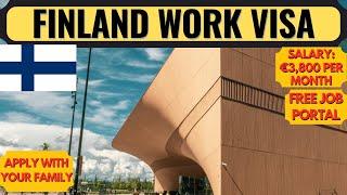 Finland Work Visa 2024  Schengen Visa  Jobs in Finland  Europe Jobs  Dream Canada