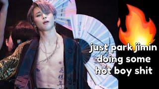 just park jimin doing some hot boy shit body roll compilation