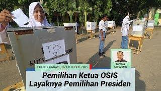 Pemilihan Ketua OSIS Ala Pilpres Berlangsung di SMAN 2 Lhokseumawe