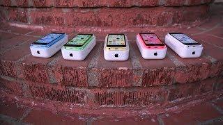 Apple iPhone 5c Review & Unboxing All Colors