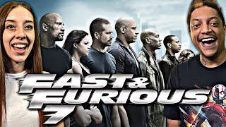 FAST & FURIOUS 7  MOVIE REACTION  MY FIRST TIME WATCHING  THIS THE BEST ONE   RIP PAUL WALKER