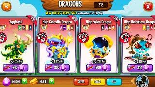 I SPEND 1000000 GEMS ON HEREOIC DRAGON in DRAGON CITY 