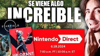 se ha anunciado el NUEVO NINTENDO DIRECT… + Valorant y STARFIELD 2