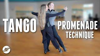 American Tango Promenade Position Technique