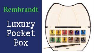 Rembrandt Luxury Pocket Box Watercolors