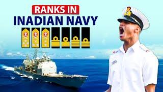 Indian Navy Ranking System and Hierarchy Explained  Ranks In Indian Navy  Navy Ranking System