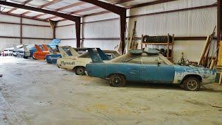 A Warehouse full of Barn Find Superbirds and Talladegas?