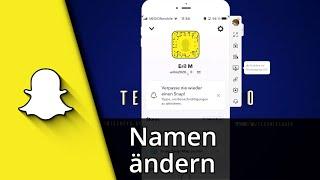 Snapchat Namen ändern Android & iOS  Tutorial