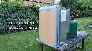 SOLD - Thetford N112 Caravan Fridge - Gas Demonstration