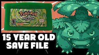 Exploring my 15 YEAR OLD Pokemon LeafGreen Save File - PokeTips