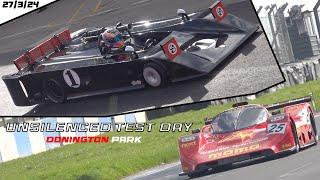 Donington Park Unsilenced Testing Ft Shadow LowLine Prototype Morgan GT3 Gebhardt C91 and More..