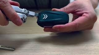 Citroen Berlingo K9 Key Fob battery change雪鐵龍Berlingo遙控器電池更換