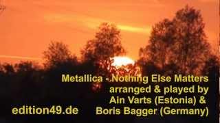 Metallica Nothing Else Matters Boris Bagger Ain Varts 2 two Guitars arrangement