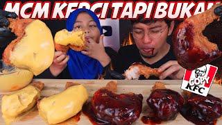 BERDAR4H MULUT MUKBANG 5X AYAM GORENG CELOP SOS KOREA & NACHOS CHEESE LELEH KETAGIH